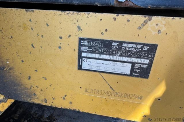 Chain excavator Caterpillar CATERPILLAR | 324D Schnellwechsel 2x Schaufeln