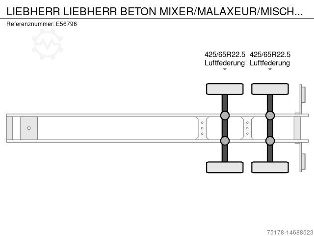 Other LIEBHERR LIEBHERR BETON MIXER/MALAXEUR/MISCHER 12