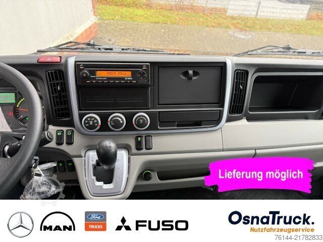 Transporter mit Kipper FUSO 3C15 AMT Hinterkipper+Box Automat.,Klima,AHK3,5t