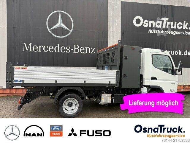 Transporter mit Kipper FUSO 3C15 AMT Hinterkipper+Box Automat.,Klima,AHK3,5t