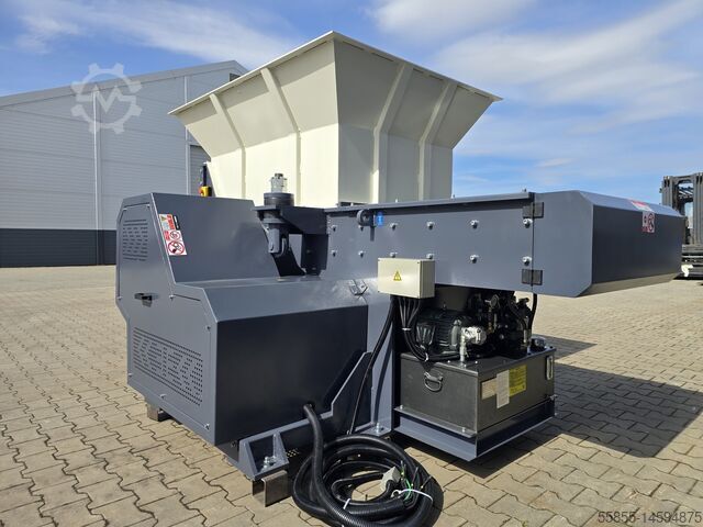 SINGLE SHAFT SHREDDER WIT PUSHER 3E-GRABTRADE WT40100 45KW
