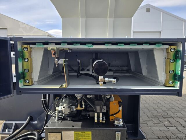 SINGLE SHAFT SHREDDER WIT PUSHER 3E-GRABTRADE WT40100 45KW
