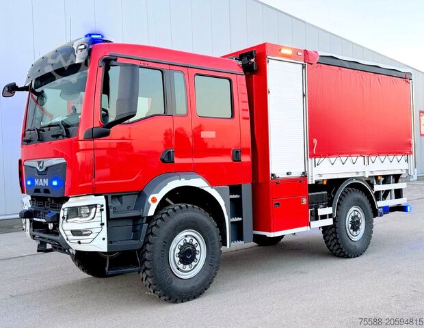 Feuerwehrfahrzeug GerÀtewagen Logistik MAN TGM 18.320 4x4 Allrad GW-L Einzelbereif.