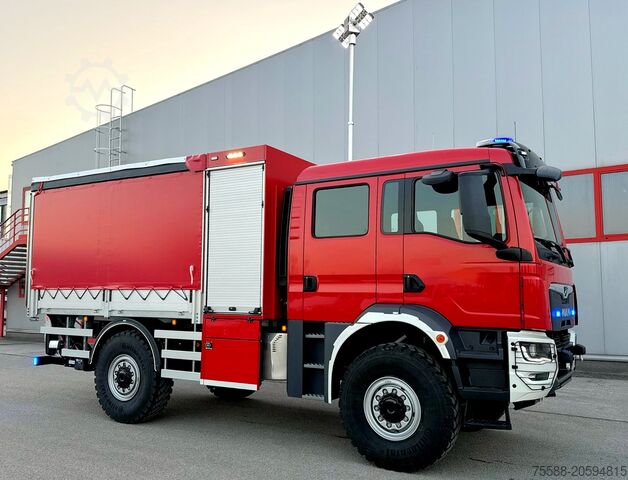 Feuerwehrfahrzeug GerÀtewagen Logistik MAN TGM 18.320 4x4 Allrad GW-L Einzelbereif.