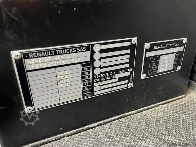 Standard-SZM Renault T480 vin: VF611A360MD027942   vin: VF611A360MD0...