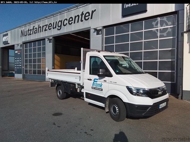 Tipper van MAN TGE 3.140 4x4 SB Kipper, AHK