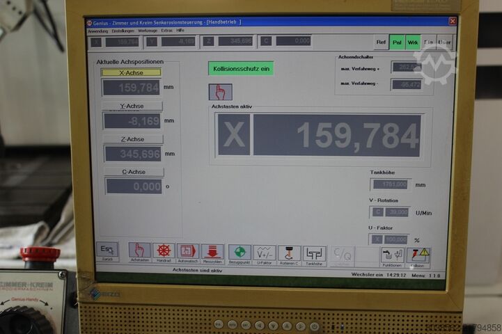 Die-sinking edm Zimmer+Kreim Genius 600