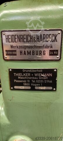 Lead/traction spindle lathe VDF HEIDENREICH & HARBECK 24 RO