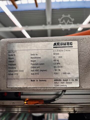 Injection molding machine Arburg inkl. Multilift 520 S 1600 290/70 2K