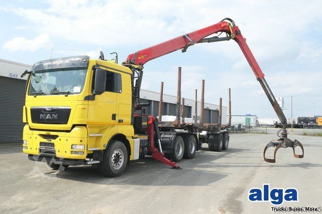 Standard tractor unit MAN 26.540 TGX/6x4/540 PS/Kran Epsilon/Blattfederung