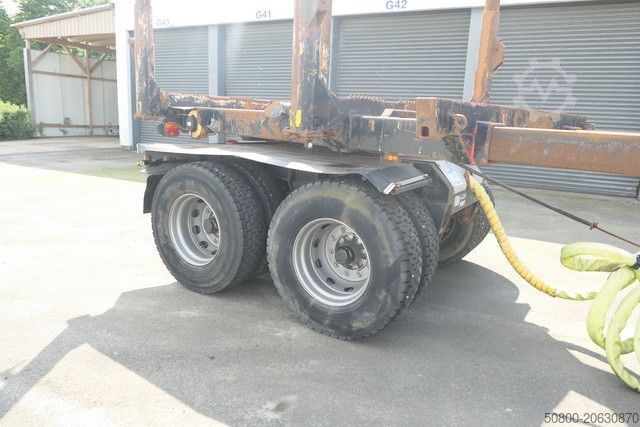 Logging truck MAN 26.540 TGX 6x4, Kombizug, Huttner LNZK 20