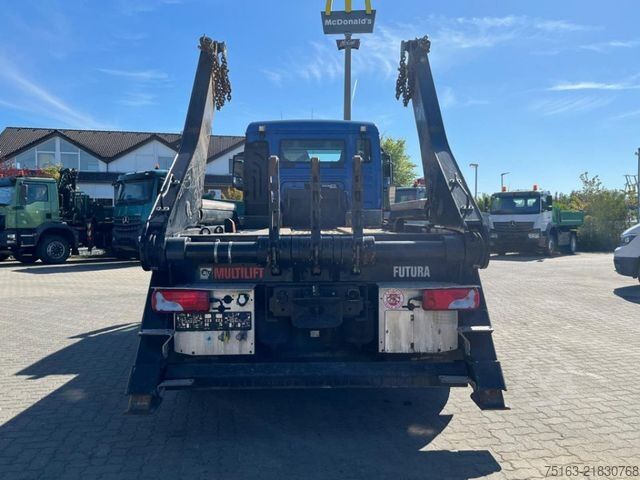 Skip truck MAN TG-S 26.470 6x2 BL Absetzkipper Hiab Multilift
