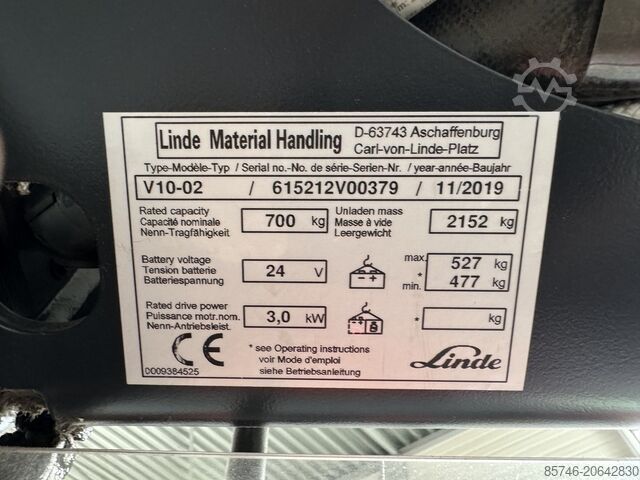 V 10 / * DOUBLE steering !! LINDE V 10 / * DOUBLE steering !!