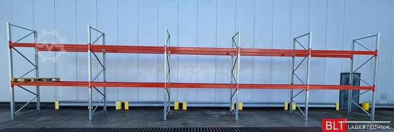 Heavy-duty shelf ca. 14 lfm. Palettenregale H: 350cm Fachlast: 3000 kg , 45 Palettenplätze