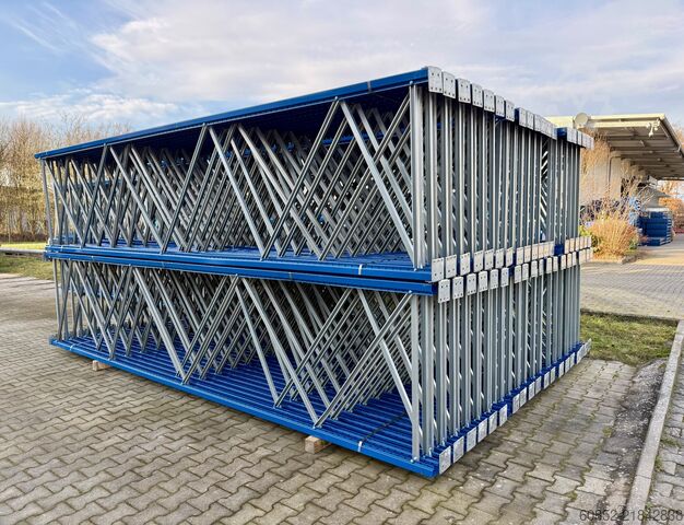 Heavy-duty shelving pallet racks 14 lfm Jungheinrich MPB Palettenregale H: 500cm, Fachlast: 2100 kg