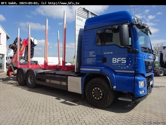 Holztransporter LKW MAN TGS 26.510 6x4 H-4BL NEU ZF Getriebe + NEU Kuppl