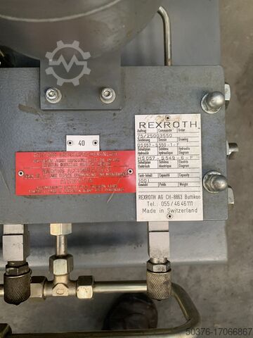 Hydraulische Prüfpresse 102 x 142 cm - 600 Tonnen Bobst Easypress 142