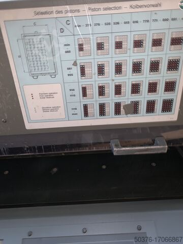 Hydraulische Prüfpresse 102 x 142 cm - 600 Tonnen Bobst Easypress 142