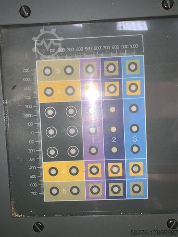 Hydraulische Prüfpresse 102 x 142 cm - 600 Tonnen Bobst Easypress 142