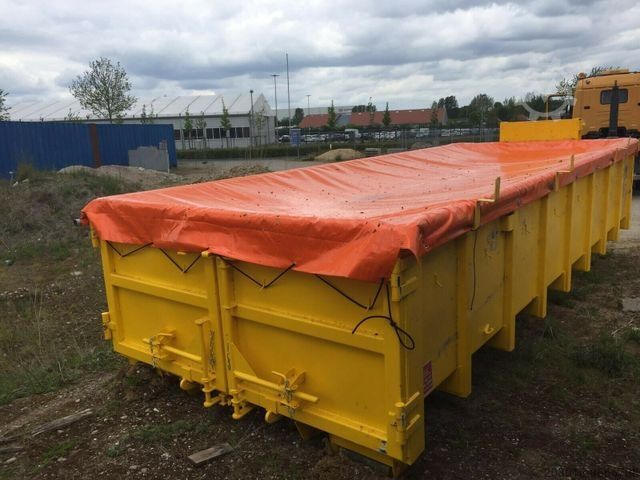 Roll-off tipper truck  Abroller  G&G  Plateau / Baumaschinen