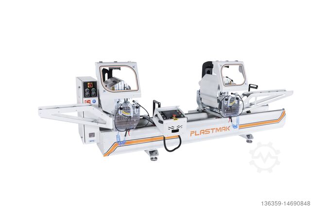 Double miter saw PLASTMAK PVC ALÜMİNYUM İŞLEME MAKİNALARI SÇ 400 S