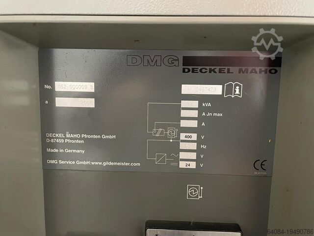Horizontal machining center Deckel Maho 