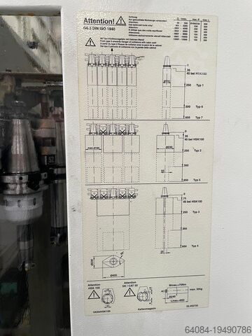 Horizontal machining center Deckel Maho 
