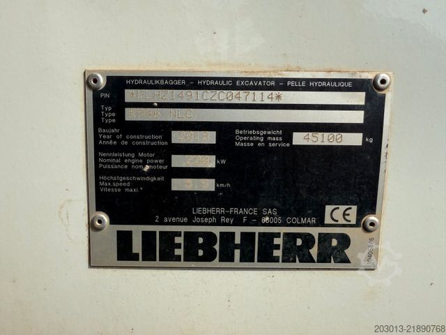 Chain excavator LIEBHERR R946 NLC Kettenbagger 45 Tonnen *4.760 H
