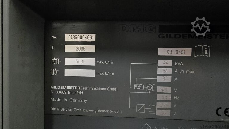 CNC turning and milling center Gildemeister CTX 410 V3