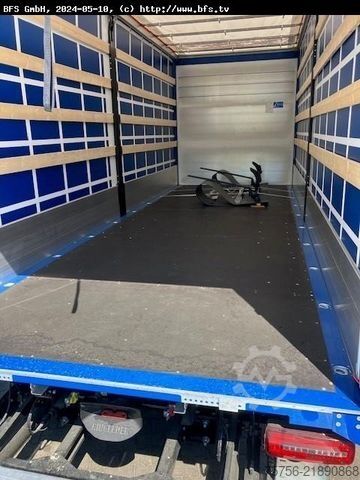 Flatbed truck with tarp MAN TGL (TG3) 12.250 4x2 BL CH Plane, Walther, LBW