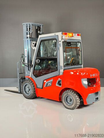 Diesel front loader Heli CPCD35-G3- Diesel - 3,5t 4m Hub -Kabine - Garantie