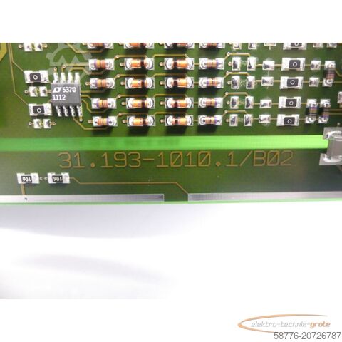 Component Trumpf Kontron CP671 TASC-MFB / 31.193-1010.1/B02 Karte SN: 152734123