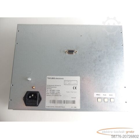 Component  Tsoubis Electronic Ersatzmonitor für LCD12L-CACS-KR-FANUC ohne Kabel SN: 1280
