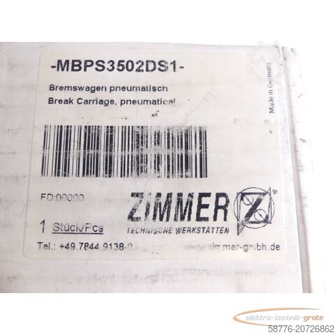 Component Zimmer MBPS3502DS1 Bremswagen JF550AB - ! -