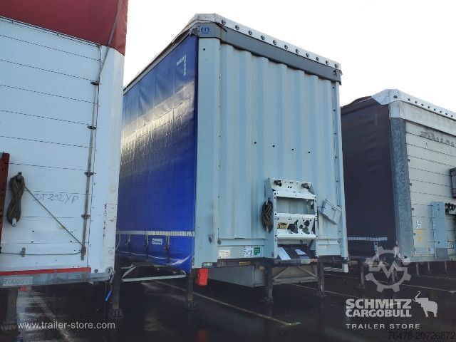 Auflieger mit Pritsche & Plane Krone Curtainsider Standard