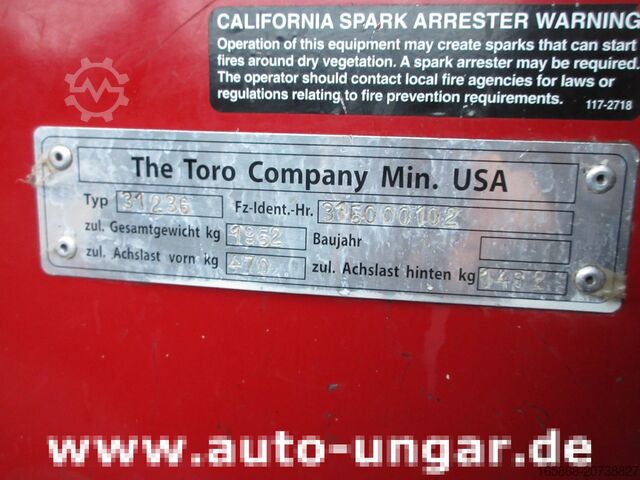 Mäher Toro Groundsmaster 360 Kommunalfahrzeug Rasen