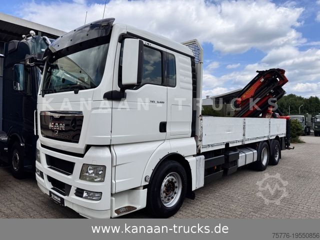 Autokran MAN 26.480 TGX 6x2 Palfinger 23002 Fly-Jib ca 21 m