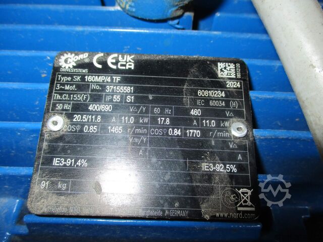 Rotationsverdichter Schneckenverdichter H&G Screw compactor Ballenpress HG/SV 11 ( 3383)