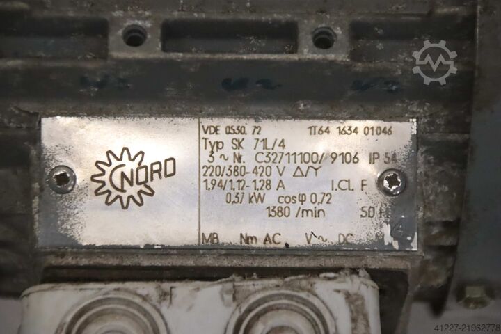 Geared motor 0.37 kW 45 rpm Nord SK12-71 L/4  SK 71 L/4