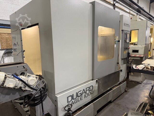 Vertical machining center, with 4th axis Dugard Eagle 1000