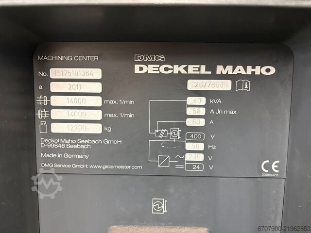 DMG-Deckel-Maho 180 CNC Column Machining Center DMG-DECKEL-MAHO DMF 180