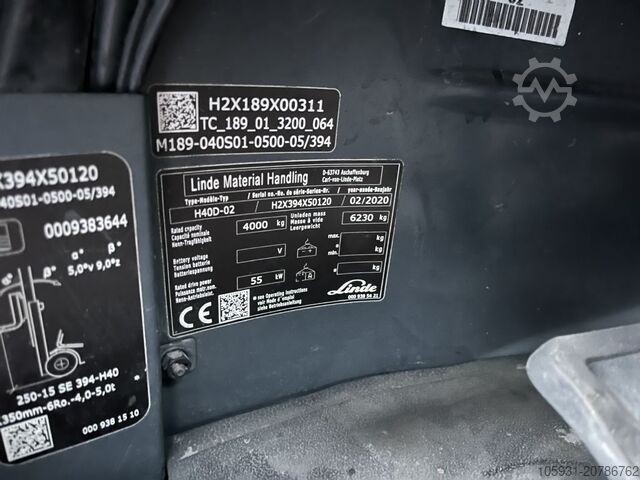 Dieselstapler Linde H40D-02