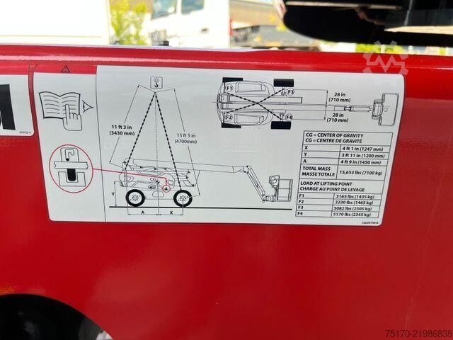 Gelenkteleskoparbeitsbühne Manitou 200 ATJE S1 e-drive / Arbeitshöhe: 20m / 4x4
