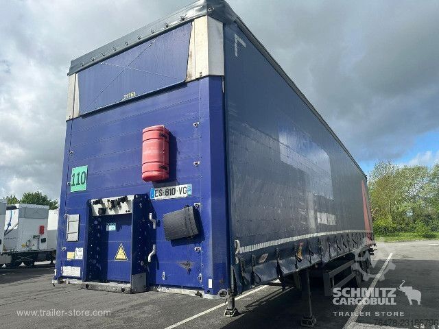 Auflieger mit Pritsche & Plane Schmitz Cargobull Curtainsider Mega