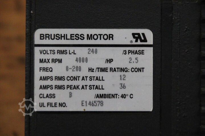 Servo motor 1.86 kW 4000 rpm Reliance Electric H-4050-P-HOOAA