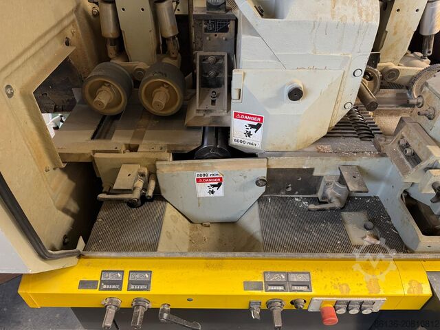 Hobel- und Kehlautomat WEINIG Unimat 23 , gelbe Linie