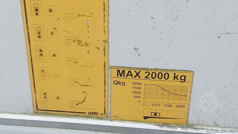 Koffer-Lkw mit 2-Zonen-Kühlung DAF 