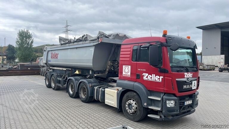 Kipper MAN TGS 33.500 with Schmitz Cargobull SGF S2 (NEW ENGINE)