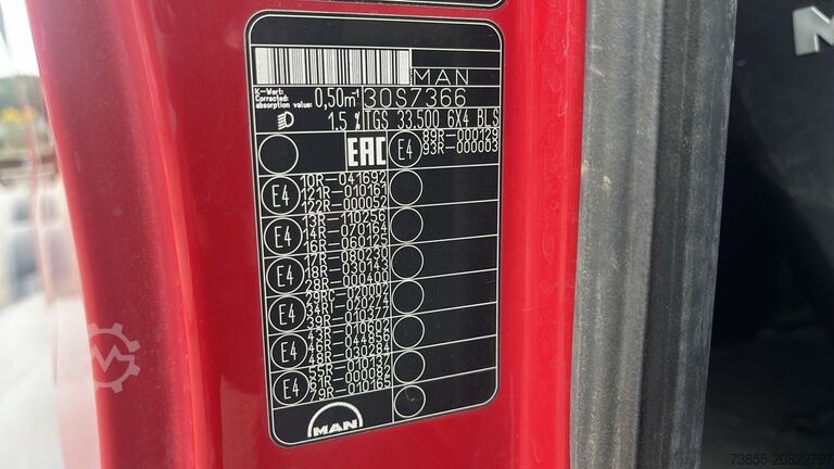 Kipper MAN TGS 33.500 with Schmitz Cargobull SGF S2 (NEW ENGINE)