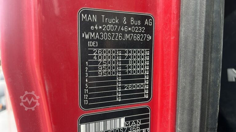 Kipper MAN TGS 33.500 with Schmitz Cargobull SGF S2 (NEW ENGINE)